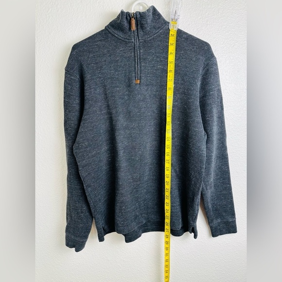 Polo by Ralph Lauren Men's  Quarter Zip Pullover Gray  Sweater Size Medium - Picture 3 of 10